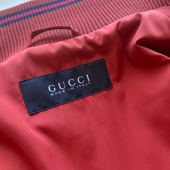 Men’s Gucci Water-Repellent Jacket - burnt orange - Picture 3 of 5